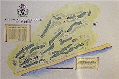 royal County Down course print