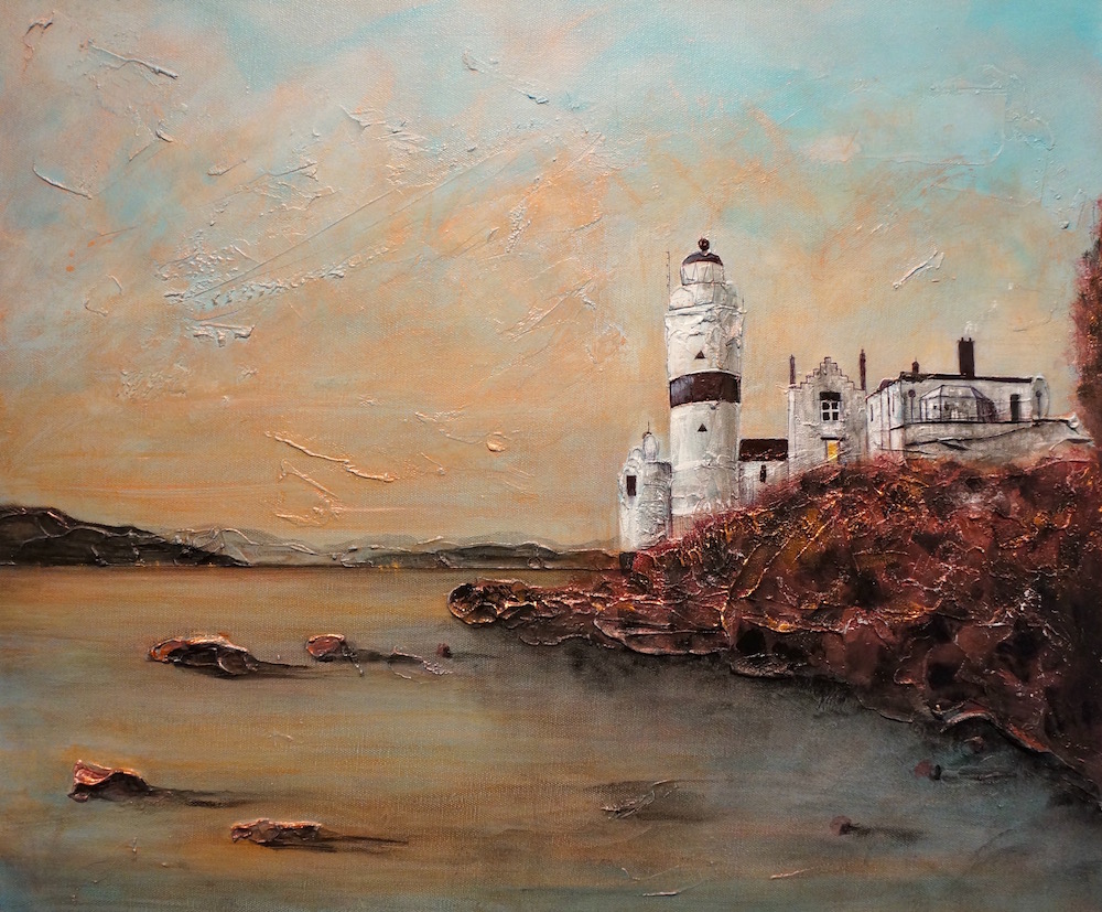 Cloche Light House print by kevin hunter