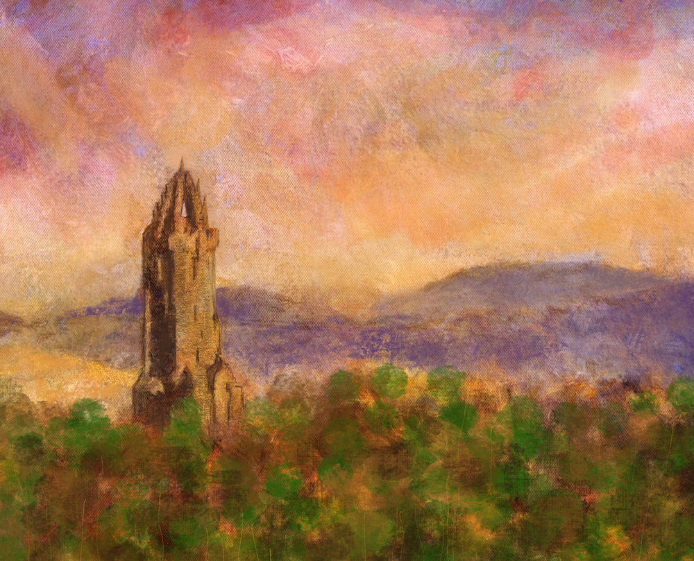 Wallace Monument at Dusk