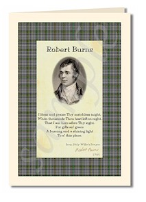 robert burns extract from Holy Willie's Prayer cards