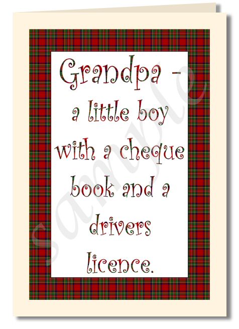 scottish humour card greeting card