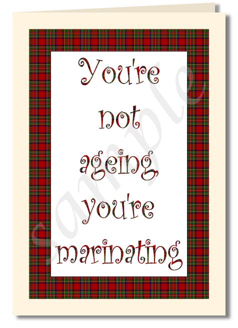 scottish humour card greeting card