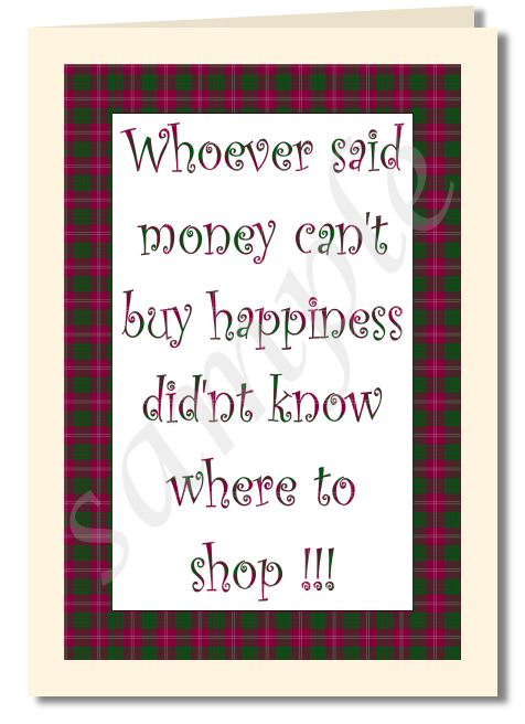 scottish humour card greeting card