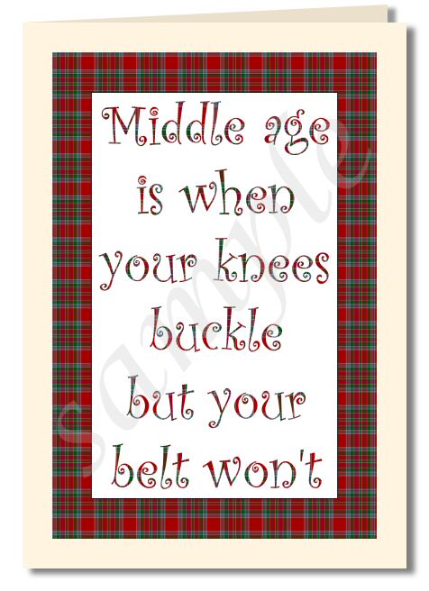 scottish humour card greeting card